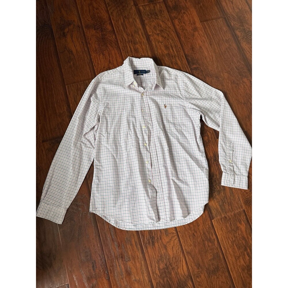 Ralph Lauren Men’s Slim Fit Button-Up Shirt – XL